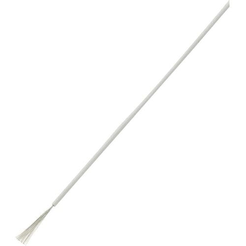 TRU COMPONENTS 1567207 Draad LiY 1 x 0.22 mm² Wit 100 m