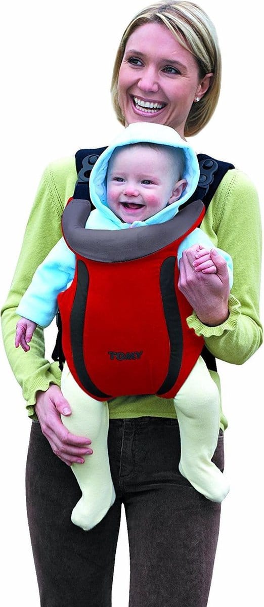 Tomy - Draagzak Premier - Rood/Zwart
