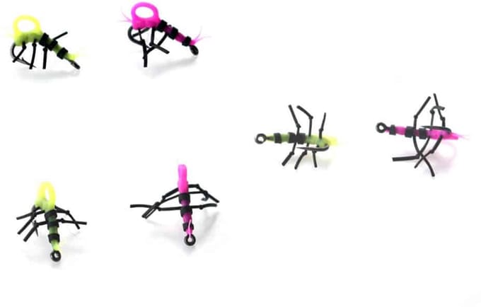 PB Products - Zig Insects - 4 stuks - Fluo Geel / Fluo Roze