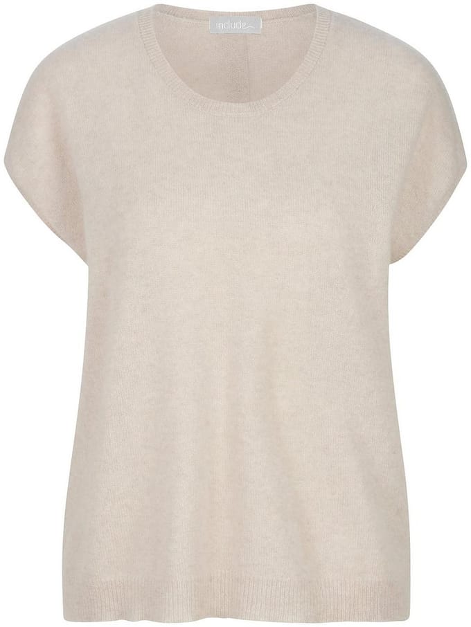 Trui 100% kasjmier Van include beige