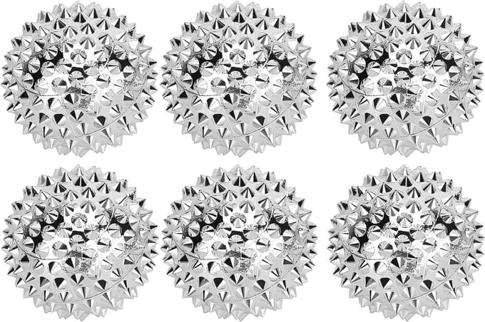 Set van 6 Magnetische Massageballen voor Acupunctuur, Stressverlichting en Ontspanning