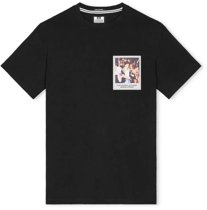 Weekend Offender - Let's Dance Maradona T-Shirt - Zwart