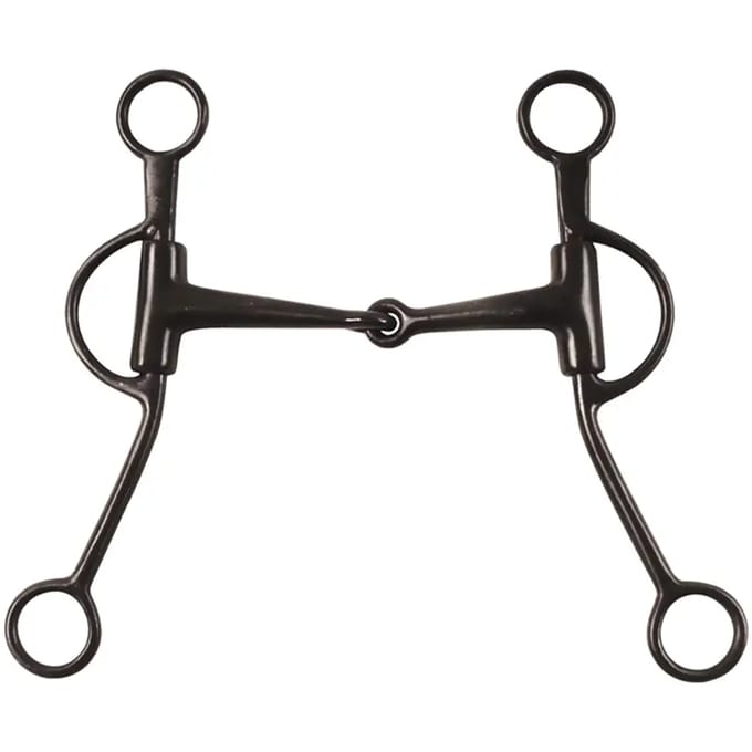 Mors western snaffle voor paard met lange kaken Pool's
