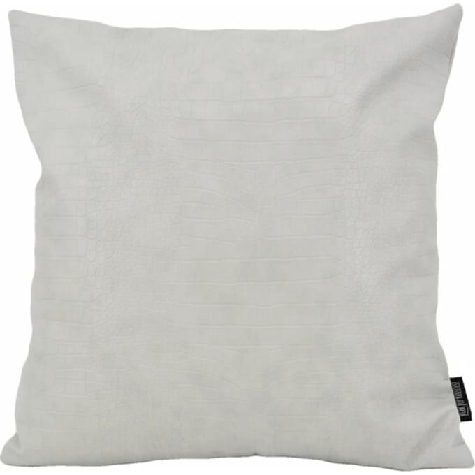 Gek op kussens! Sierkussen croco licht | 45 x 45 cm | pu leder
