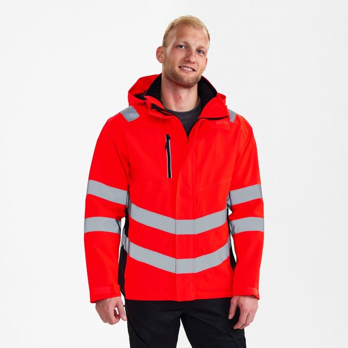 Engel Safety shelljack 1146-930 - Hi-vis Red / Black - M