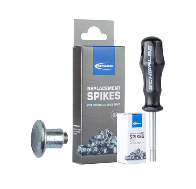 Schwalbe Reserve Spikes van Aluminium - 50 stuks