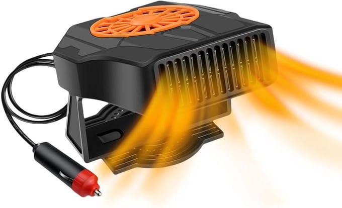 Auto Voorruit Ontdooier - Draagbare Verwarming - Snel Ontdooien - Het Jaar Rond - 12 x 13 x 9 cm