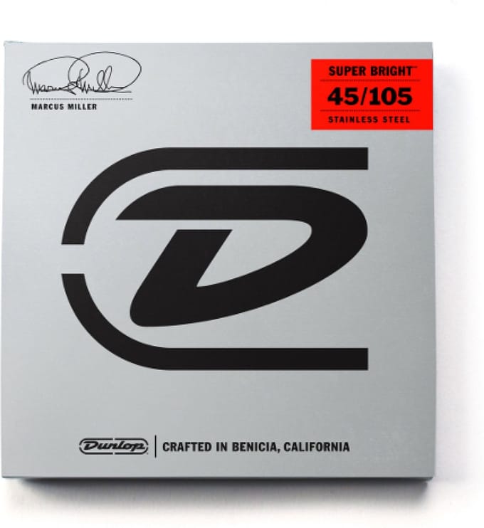 Dunlop Marcus Miller Super Bright Bass Strings 4-String Set - Snarenset voor 4-string basgitaar