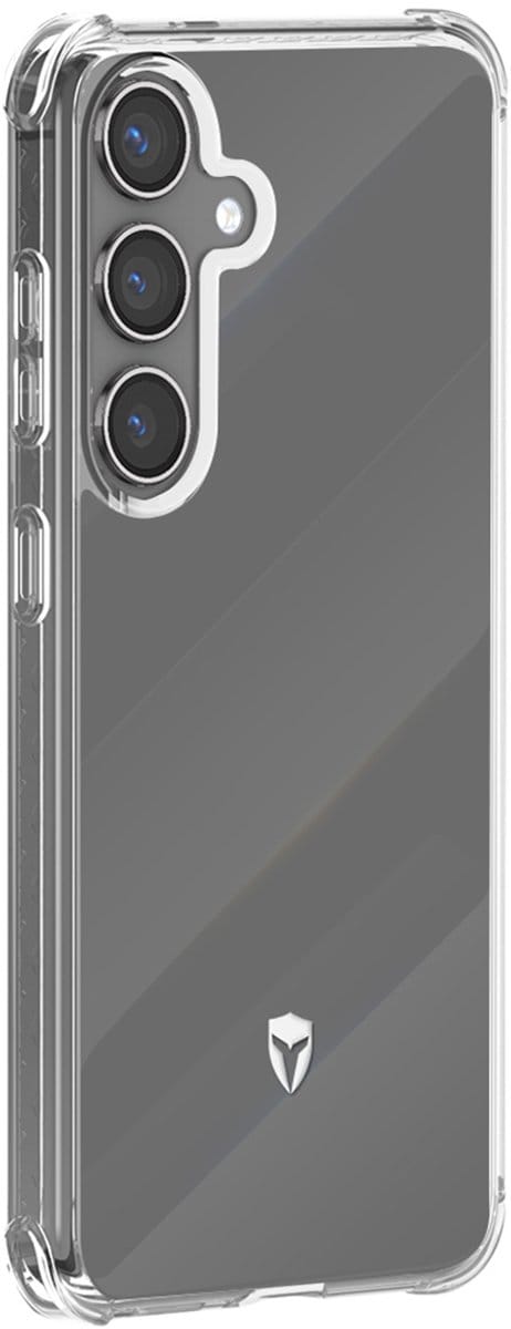 Force Case, Hoesje geschikt voor Galaxy S24 - Versterkt Tryax System met 3D Inserts, Transparant