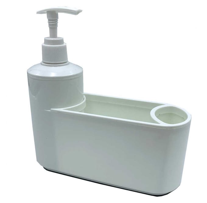 Metlex - Vaatwasmiddel Dispenser - Wit - 200ml - Antislip Basis