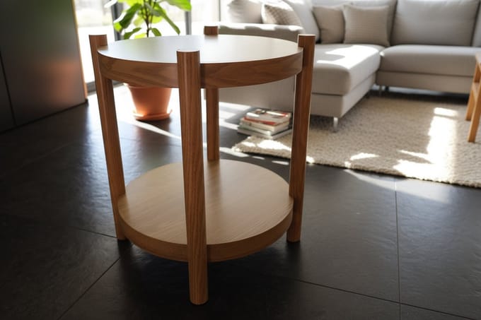 Bijzettafel LISTERBY - 50 cm