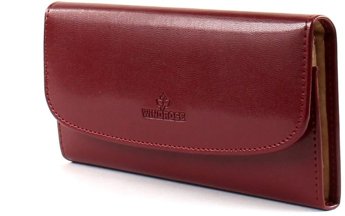 Windrose Merino Juwelenkistje Leer 20 cm