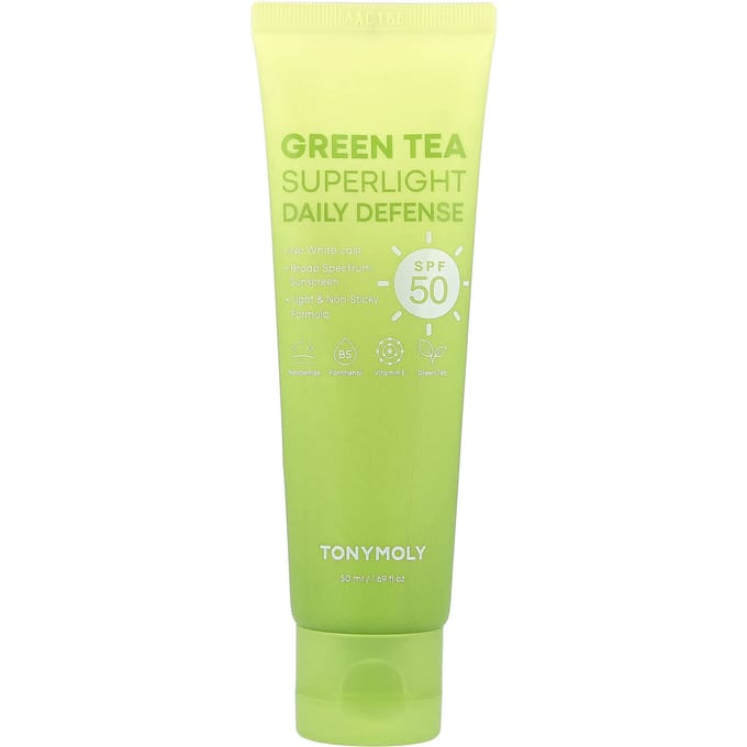 TonyMoly Groene Thee Superlichte Dagelijkse Bescherming, SPF 50, 50ml (1,69 fl oz) beige