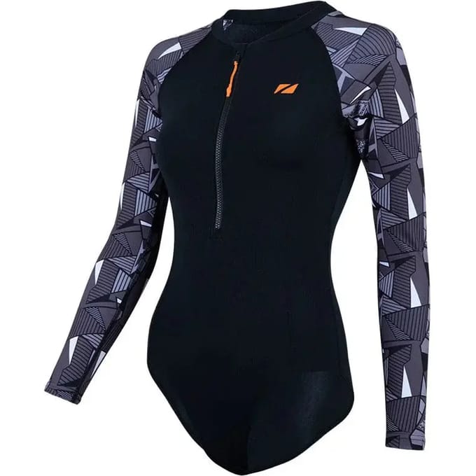 Korte neopreen overall met lange mouwen voor dames Zone3 OWS Renew