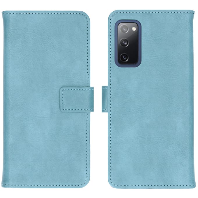 imoshion Hoesje - Geschikt voor Samsung Galaxy S20 FE - Luxe Bookcase - Lichtblauw