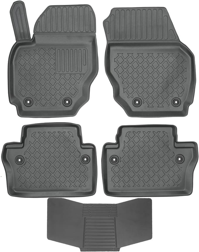 Max-Dywanik Aristar - Volvo V70 III/XC70 II - 2007-2016 - Voor en Achter - Zwart