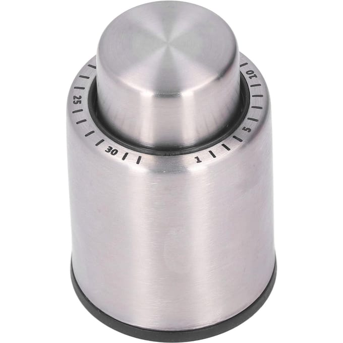 Wijnfles Vacuüm Stoppers Sealer Herbruikbare Bewaarder Lekdicht Druktype Kurken Zilver gray