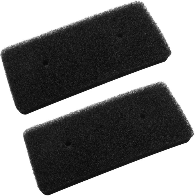 Allecto - Sponsfilter - 2 stuks - Schuimfilter - Zwart - Compatibel met Samsung - Ideaal voor warmtepompdroger - Perfecte pasvorm