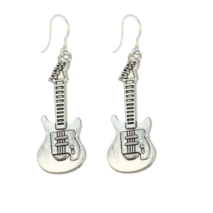 Allergievrije oorbellen gitaar-Charme Bijoux