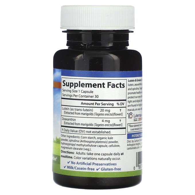 Luteïne & Groenten, Vegetarische Capsules 30