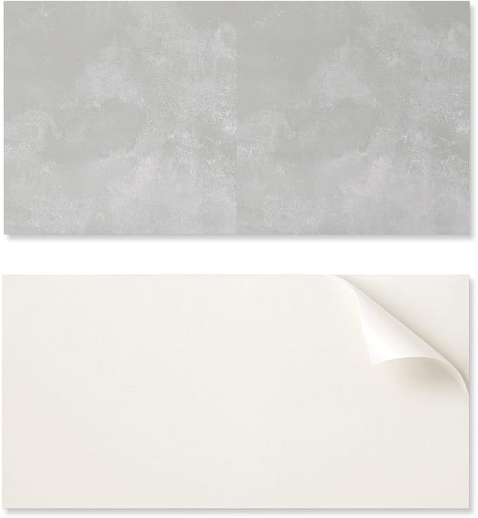 Vinylpaneel met afbeelding voor badkamer, 100x50 cm, abstract textuureffect