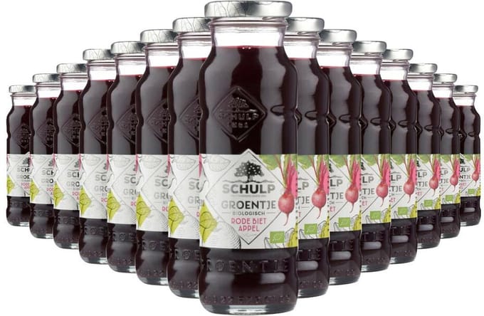 Schulp Rode Biet & Appelsap Biologisch Groentje 15 x 0,2 liter