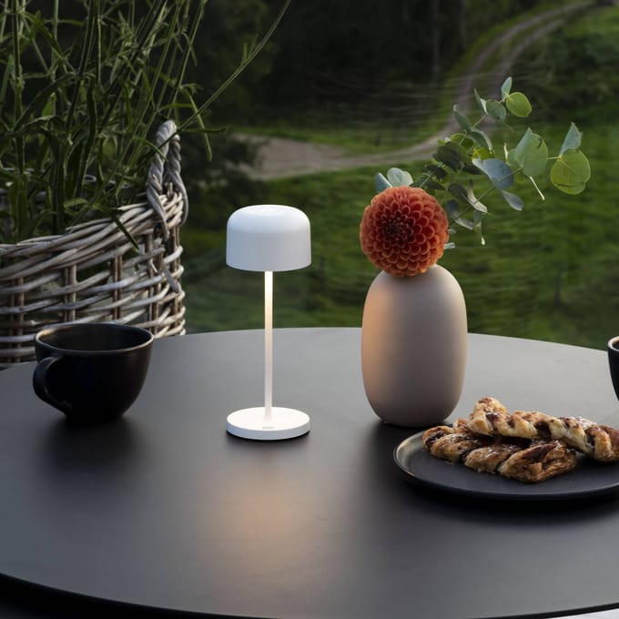 Konstsmide 7835-250 Lille LED-accutafellamp 2.2 W Warmwit Wit