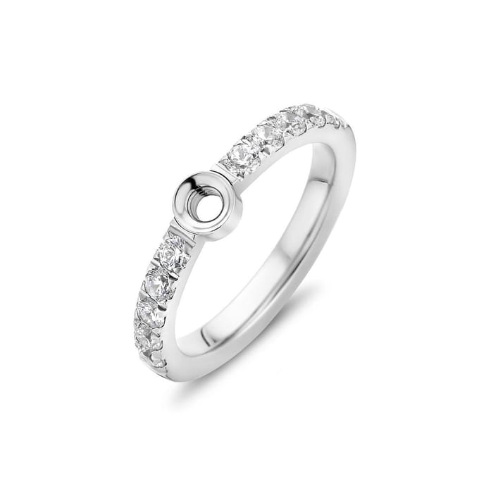 Melano Twisted Ring - Staal