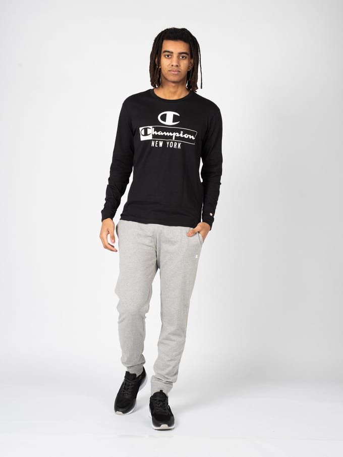 Champion Longsleeve Mannen zwart
