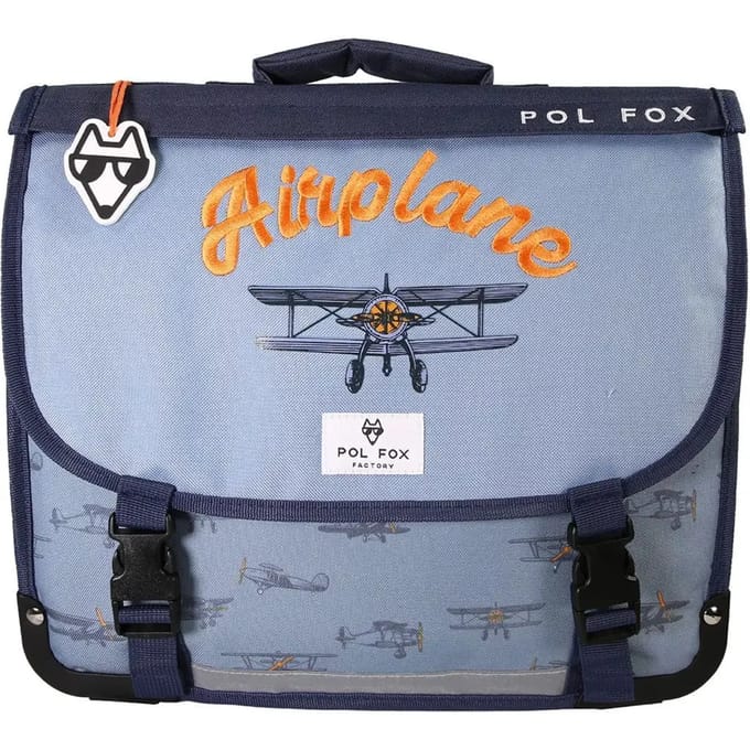 Schooltas voor kinderen Pol Fox Airplane