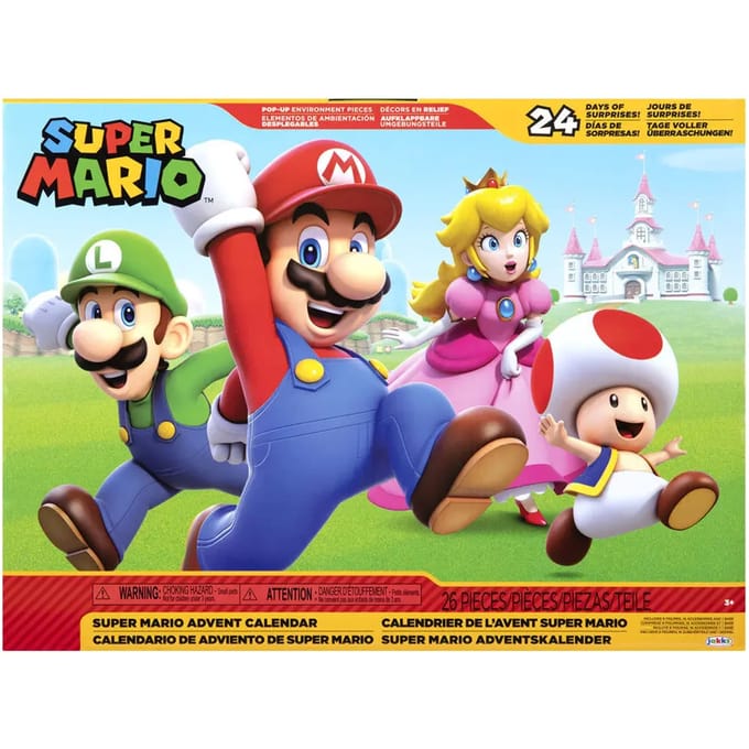 Nintendo Super Mario paddestoel kingdom adventskalender