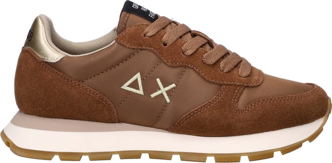 Sun68 Ally Solid Nylon Sneakers - Dames - Bruin - Maat 42