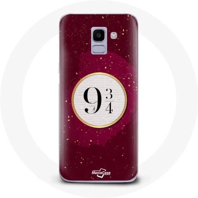 Coque - Harry Potter - Galaxy J6 2018 - Souple - Rouge - Voie 9 3 4
