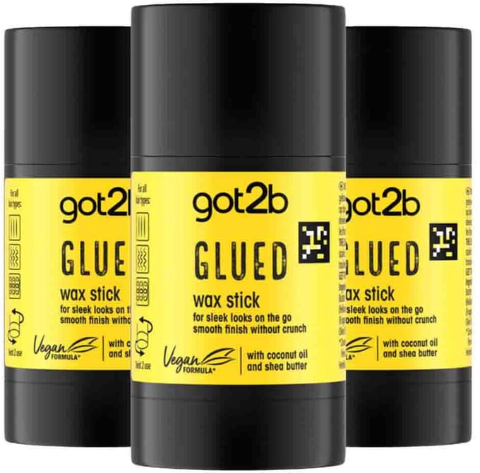 Got2b - Glued Styling Haarwax Stick - 3 x 50 gr - Voordeelverpakking