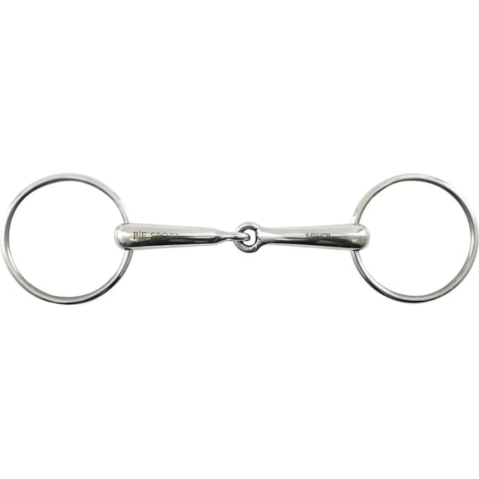 Enkel paard bit - 75 mm ringen Premier Equine