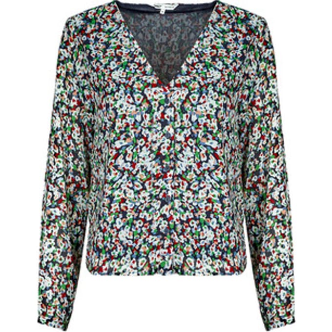 Only  Blouse ONLDANIELLE FR L/S V-NECK LUREX TOP PTM