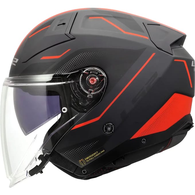 LS2 OF603 Infinity II Veyron Open-Face Helm -