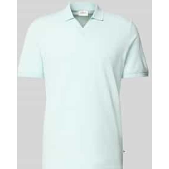 regular fit poloshirt van katoenmix