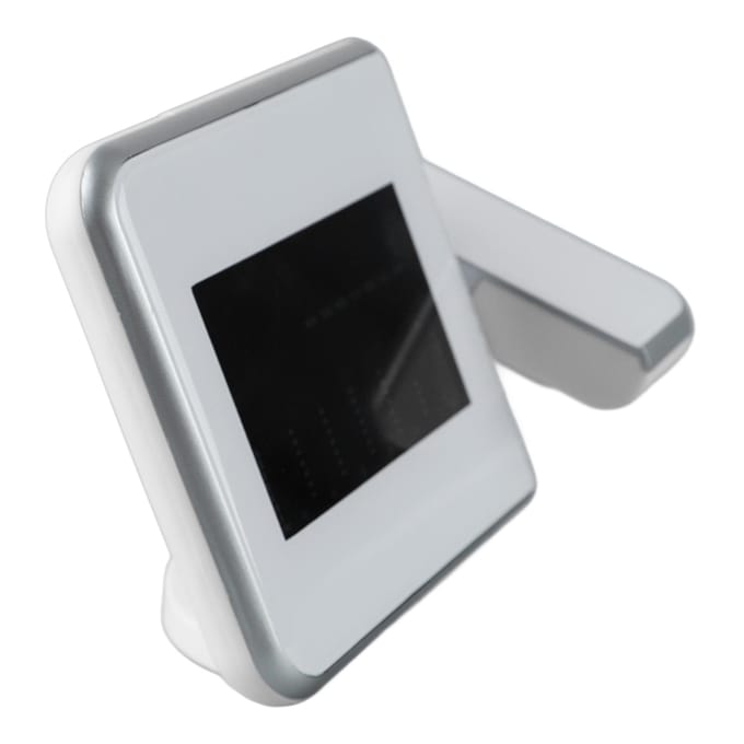 Réveil à projection, réveil numérique silencieux et innovant avec thermomètre d'intérieur black