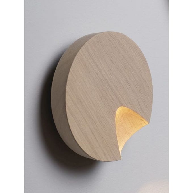 Vibia Dots 4660/4662 Wandlamp - wit eiken - on/off-schakelaar