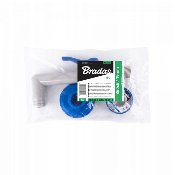 Bradas IBCS60-GTM901025 - Tuinslangkraan - 90° - 25-32mm