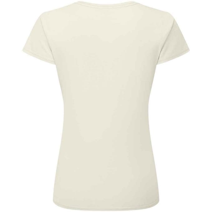 Fruit Of The Loom Vrouwen / Dames Fit Ringgesponnen Premium Tshirt (Natuurlijk)