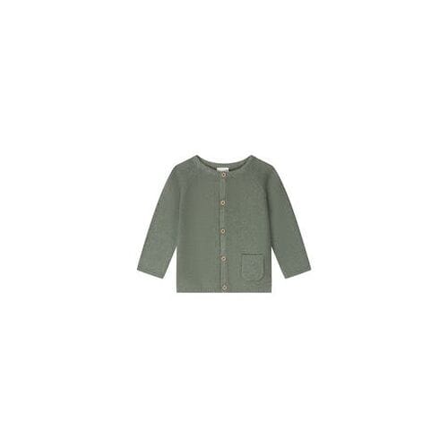 Prénatal newborn vest brei Dark Green Melange 68 unisex