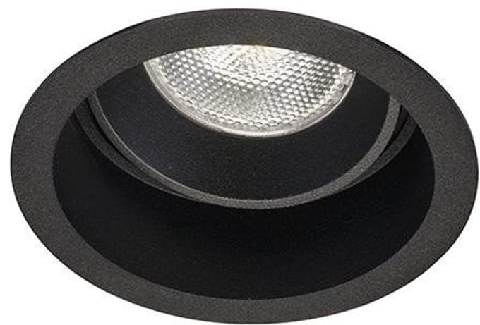 Inbouwspot Rond Mat Zwart Verdiept GU10