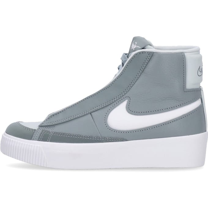 W Blazer Mid Victory Mica groen/top wit/lichtzilver hoge damesschoen