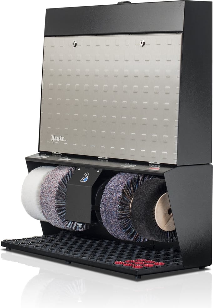 Heute Polifix 4 Super - Schoenpoetsmachine - Embossed V2A - Black