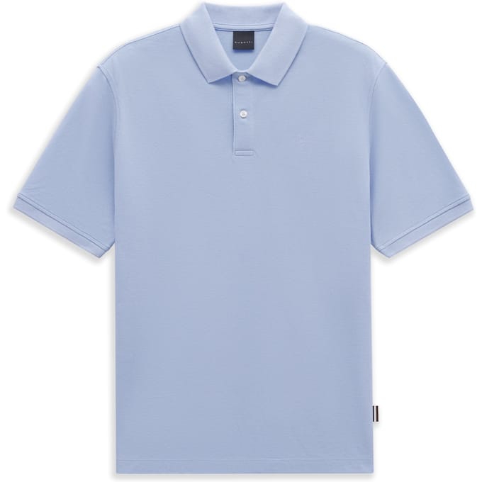 Bugatti Herren Poloshirt van een gestructureerde katoenmix
