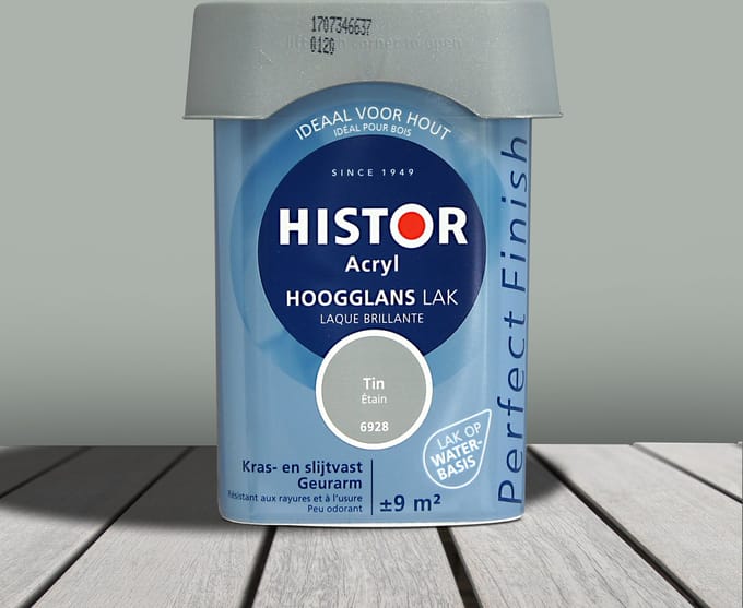 Histor Perfect Finish Lak Acryl Hoogglans 0,75 liter - Tin