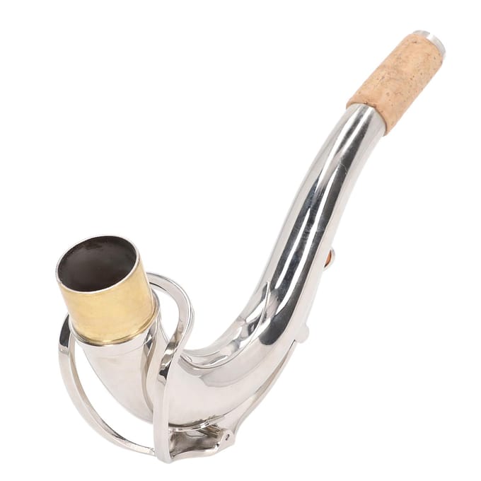 Tenorsaxofoon Gebogen Hals Metaal Sax Elleboog Hals Blaasinstrument Accessoires 28mm Diameter white