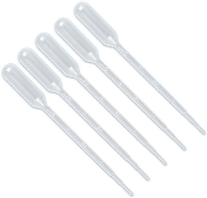 Go Go Gadget - Pipetten - 3ML - 1 set van 5 stuks - 15cm - Transparant - Herbruikbaar
